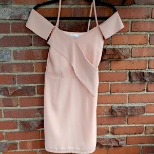 Memory Off the Shoulder Spaghetti Strap Dress